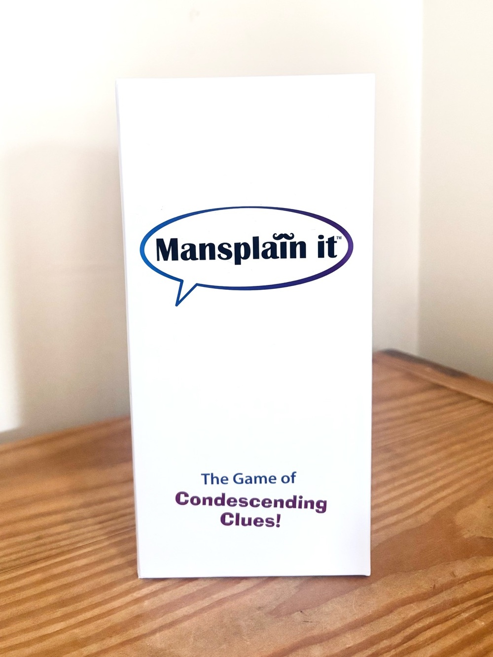 💥 Mansplain It Party Game: The Game of Condescending Clues
